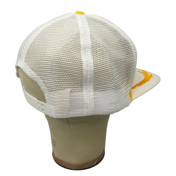 USS Alabama BB 60 Mesh Snapback Cap White Gold Leaves Foam Hat Scrambled Eggs - Picture 13 of 15